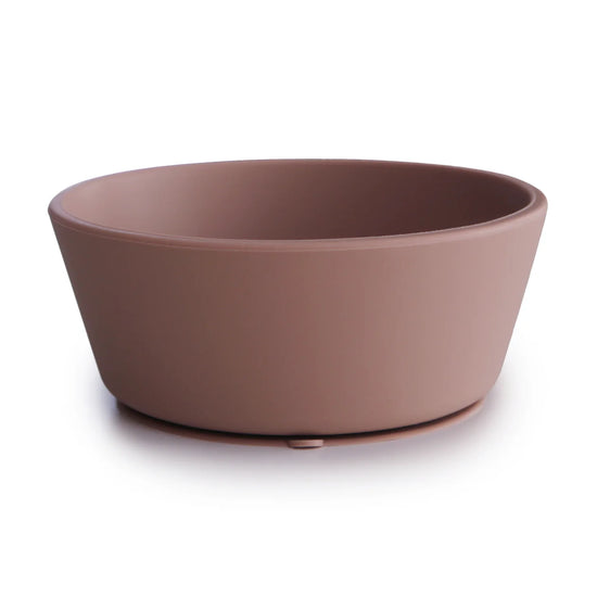 Silicon Suction Bowl, cloudy mauve (dunkles violett)