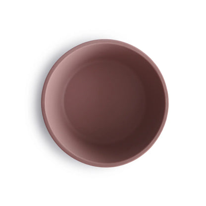 Silicon Suction Bowl, cloudy mauve (dunkles violett)