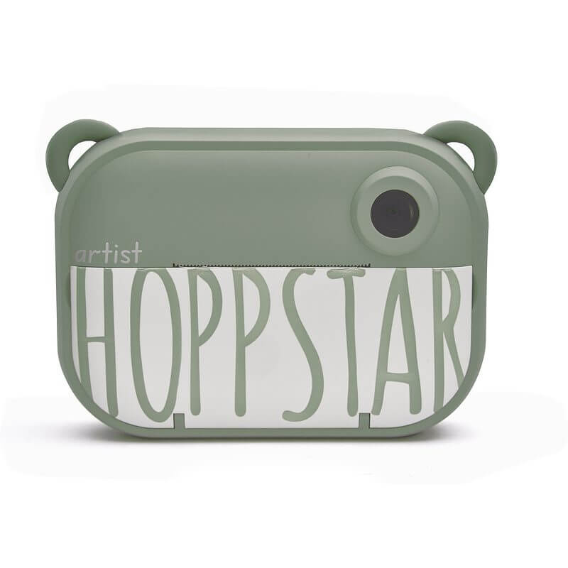 Frontansicht der Kinderkamera Artist mit Sofortbildfunktion von Hoppstar.