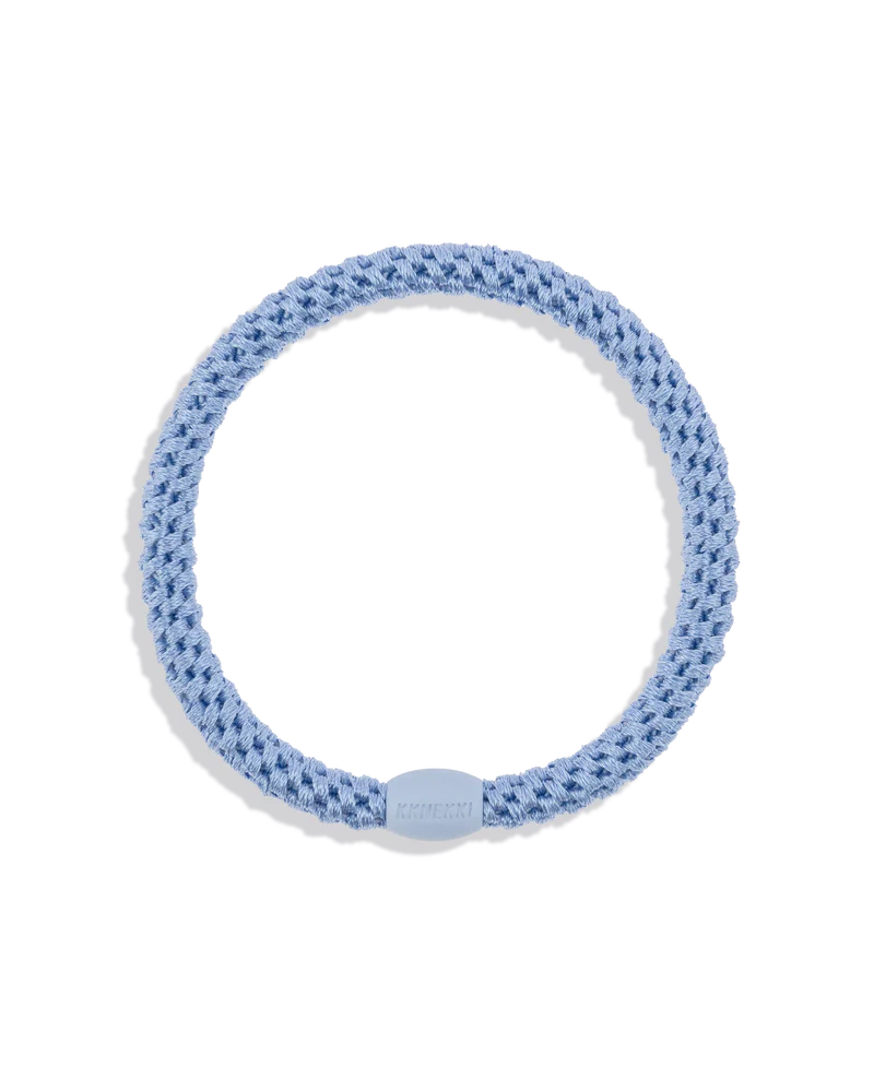 KKNEKKI Haargummi SLIM – Sky Blue, hellblaues Haargummi