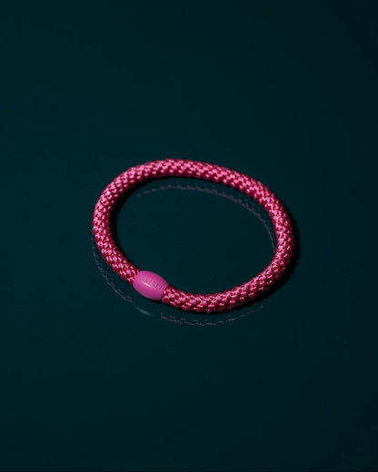 Haargummi KKNEKKI SLIM Pink 1 – feines, leichtes Haargummi mit sicherem Halt, auch als Armband tragbar