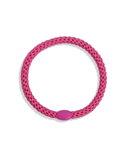 Haargummi KKNEKKI SLIM Pink 1 – feines, leichtes Haargummi mit sicherem Halt, auch als Armband tragbar