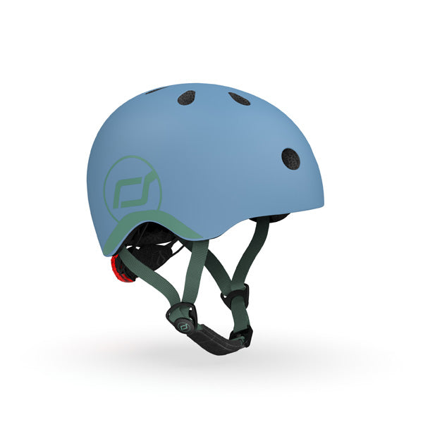 Scoot &amp; Ride Helm XXS - S (45 - 51cm), steel