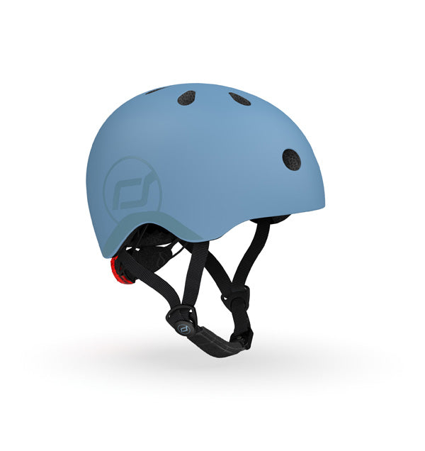 Scoot &amp; Ride Helm S - M (51 - 55cm), steel