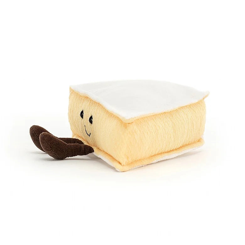 Amuseables Brie. Aus der hauseigenen Jellycat Käse Serie.