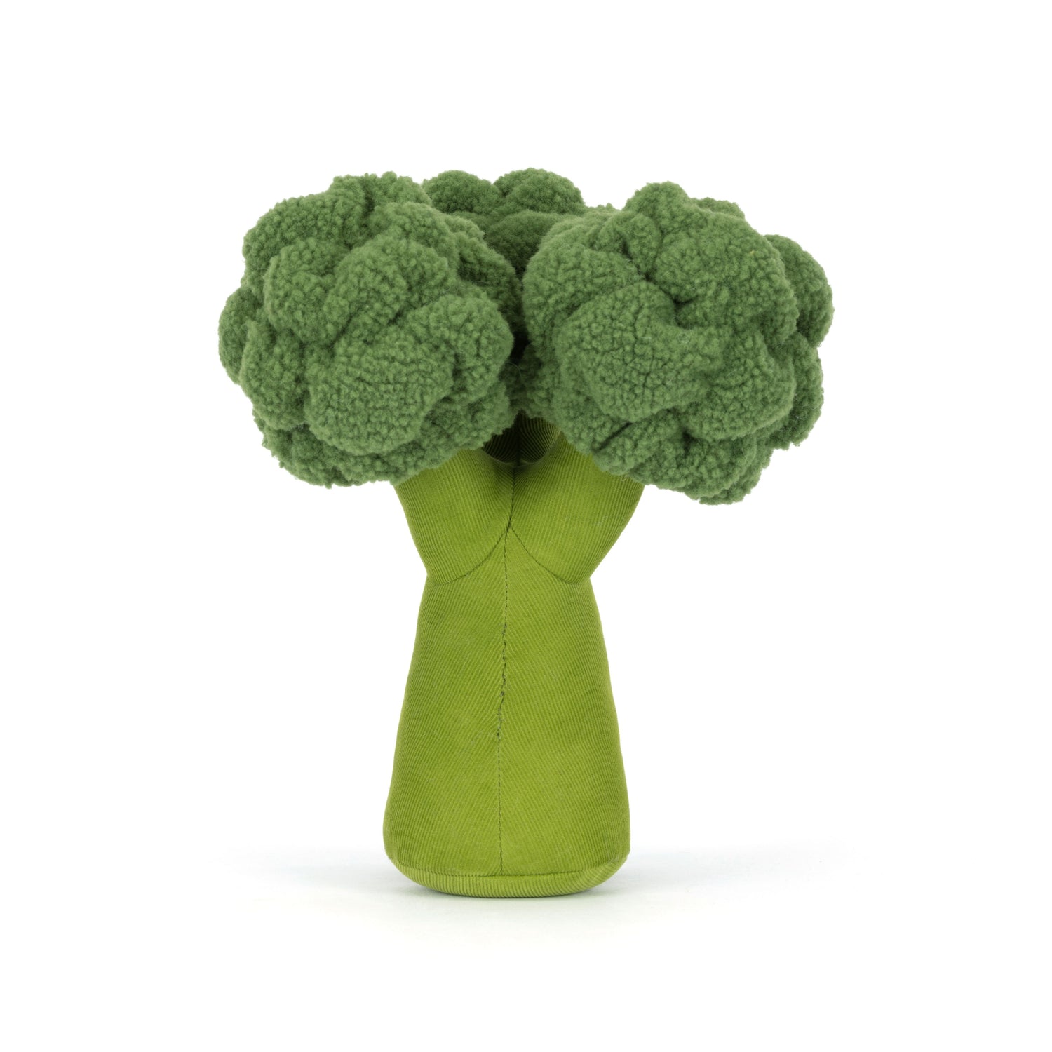 Jellycat Amuseables Broccoli - grüner Kuschel-Broccoli aus weichem Plüsch mit Lächeln