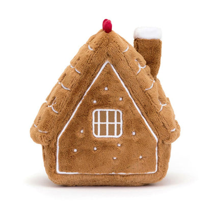 Rückansicht Amuseables Gingerbread House von Jellycat.