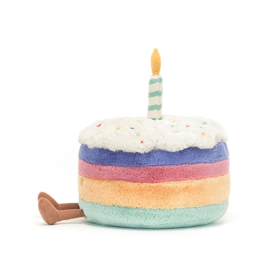 Amuseable Rainbow Birthday Cake, medium