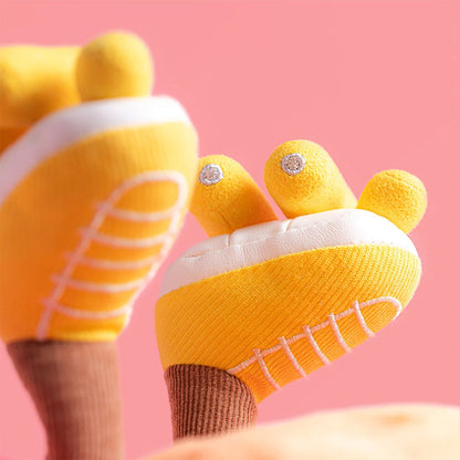Jellycat Amuseables Sun Kuschelsonne mit Rollschuhen und lächelndem Gesicht in Gelb