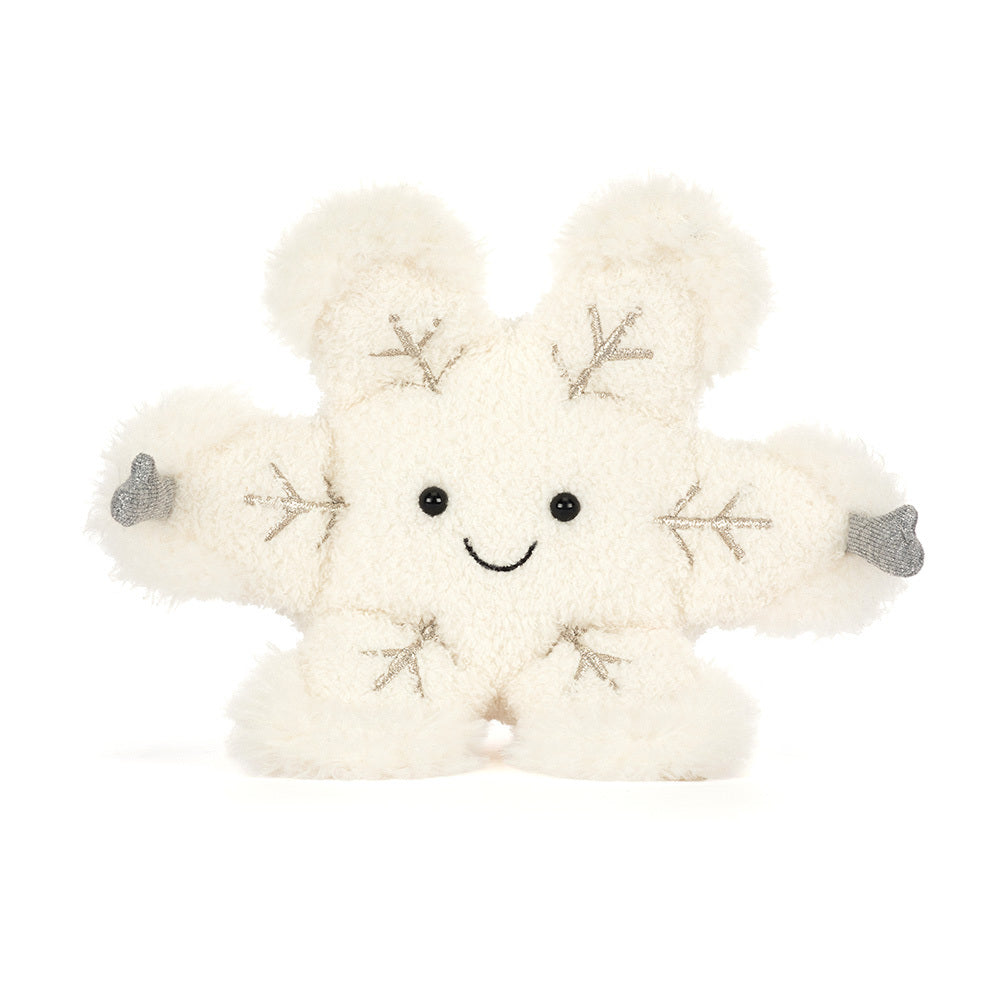 Frontansicht Amuseable Snowflake von Jellycat.