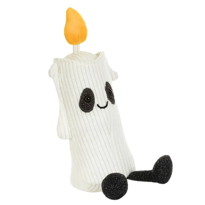 Jellycat Amuseables Flickerty Candle Plüschkerze aus der Halloween-Kollektion von vorne