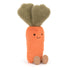 Jellycat Amuseables Carrot, süße Plüsch-Karotte mit fröhlichem Lächeln