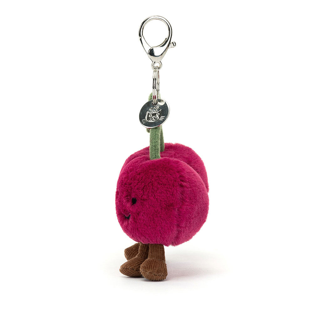 Amuseables Cherries Bag Charms von Jellycat in der Seitenansicht.