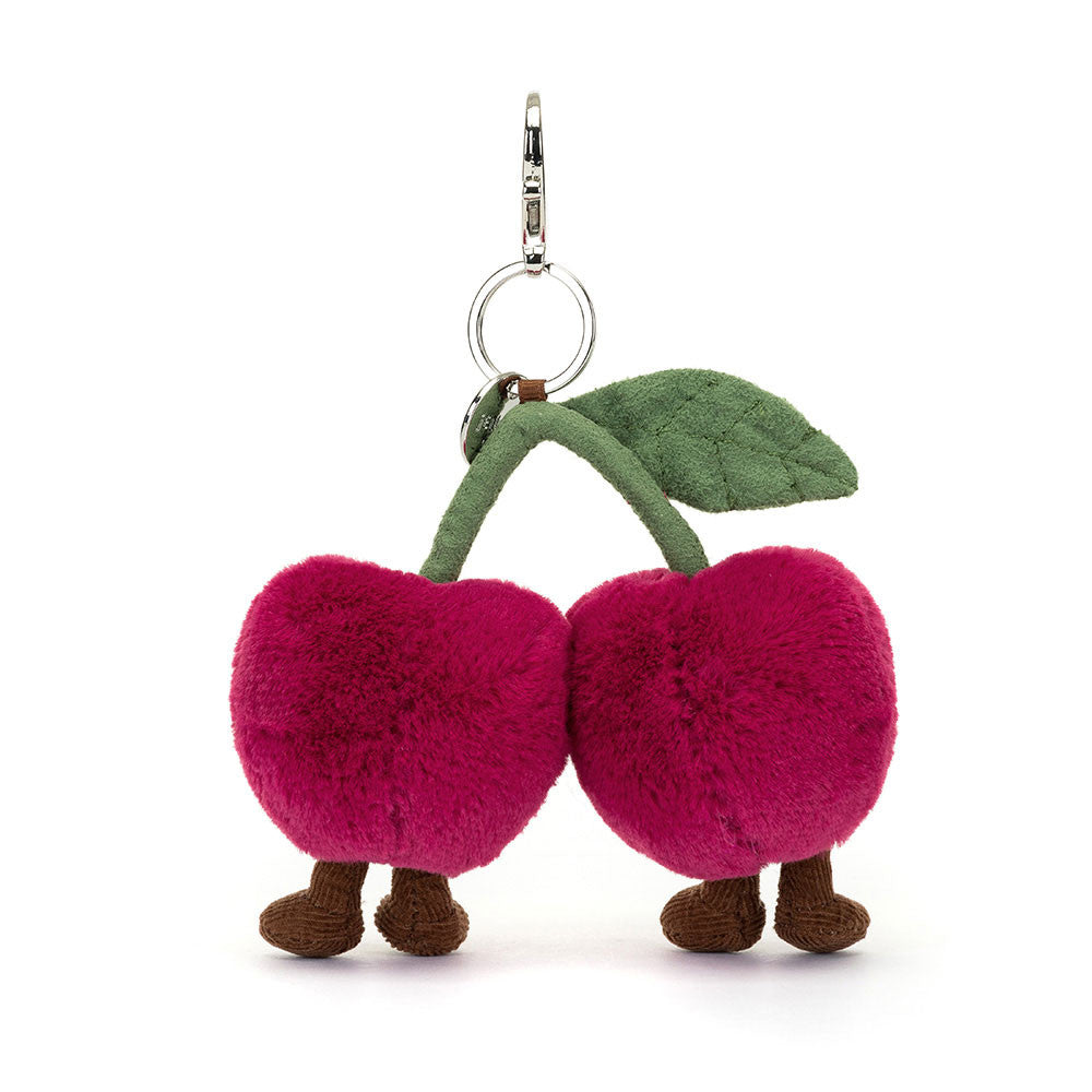 Amuseables Cherries Bag Charms von Jellycat Rückansicht.