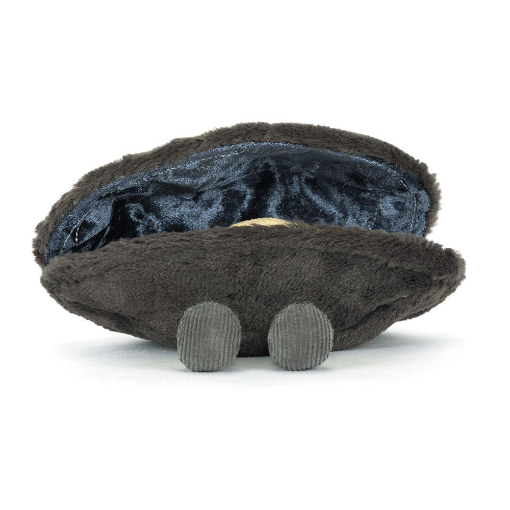 Frontansicht Amuseables Michelle Mussel von Jellycat 