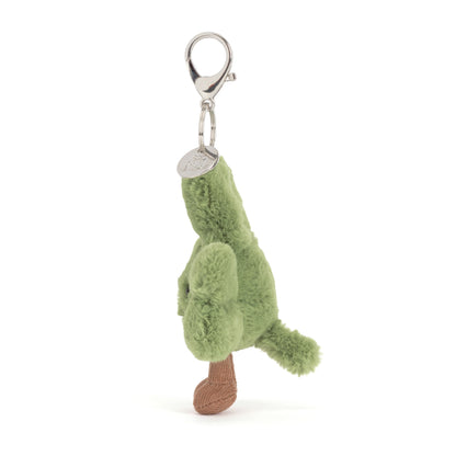 Jellycat Amuseables Siofra Shamrock Bag Charm, Plüschiger Schlüsselanhänger Kleeblatt