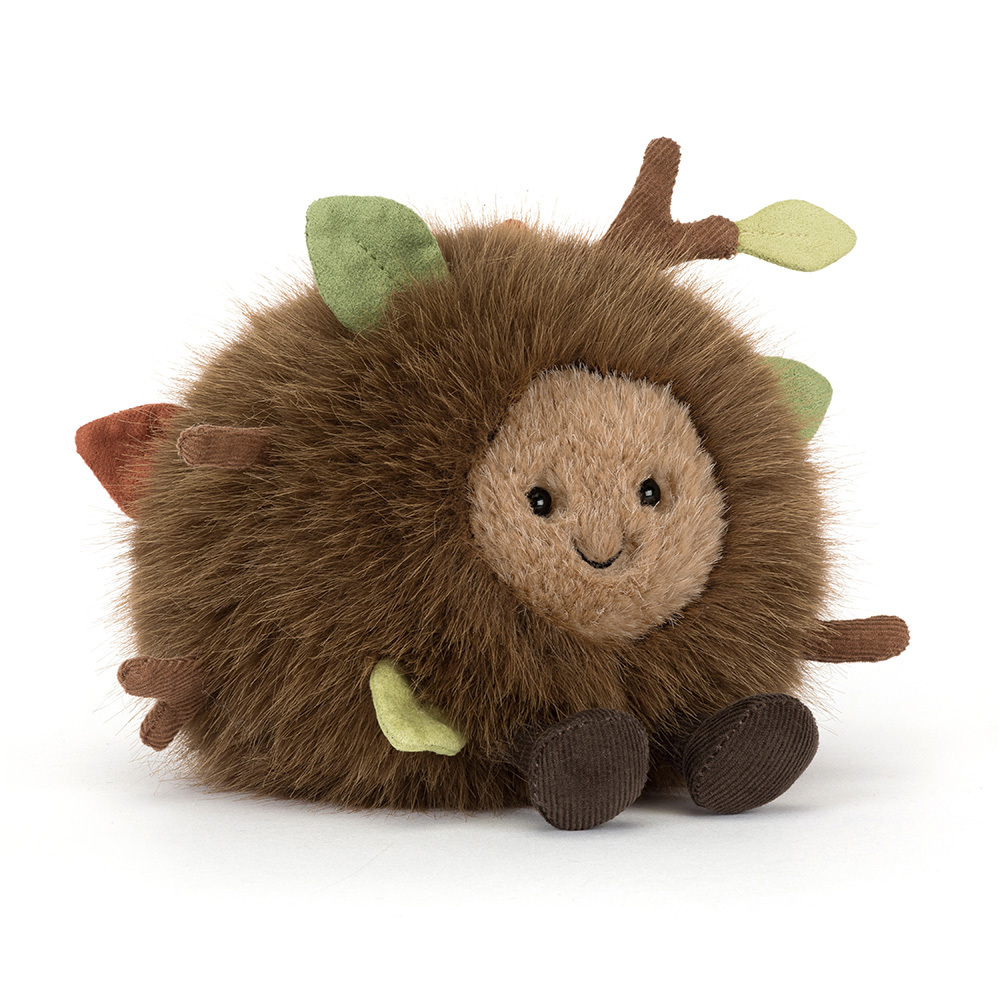 Jellycat Amuseables Mulshi Woodland Floor Kuscheltier Waldboden mit Moos Blättern und Waldmotiv