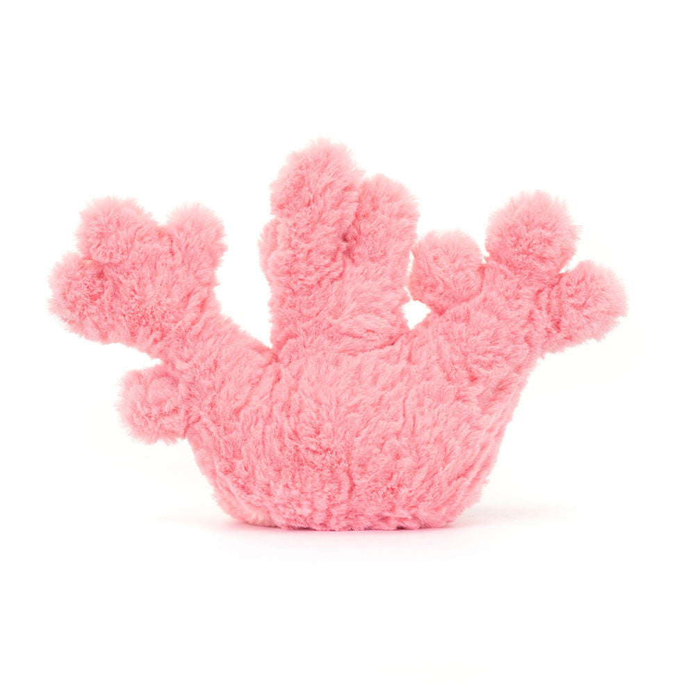 Jellycat Amuseables Coral sitzende Koralle mit sanftem Lächeln in Coral-Farben – weich und kuschelig