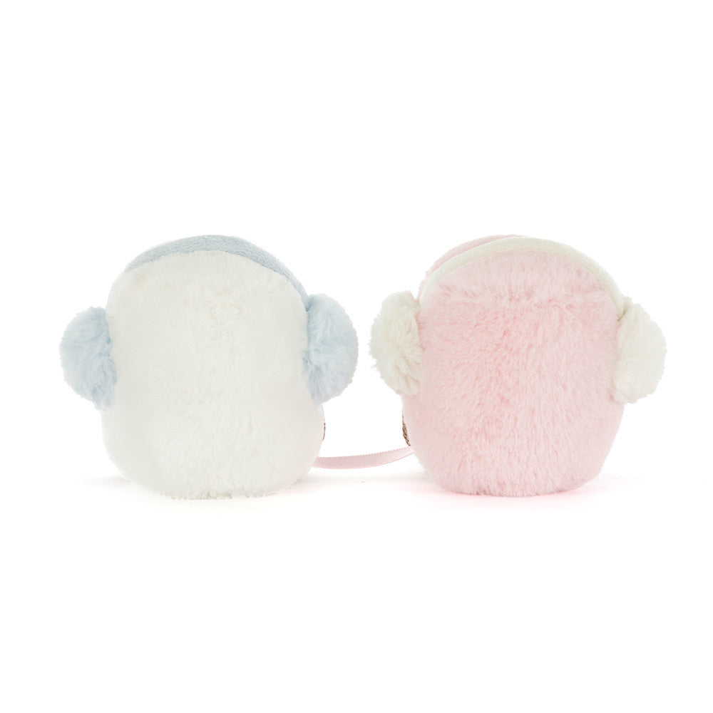 Rückansicht Amuseables Toastie Pink and White Marshmallows von Jellycat.