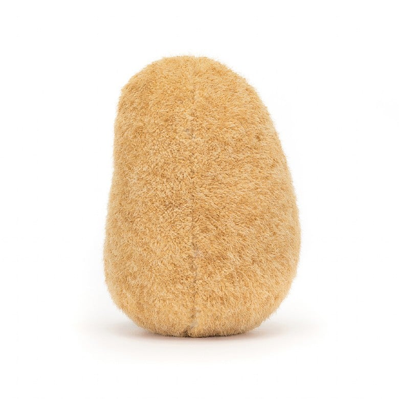 Amuseable Potato von Jellycat. Die lustige Kartoffel hat kurze Beinchen und ein verschmitztes Lächeln.