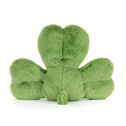 Jellycat Amuseables Siofora Shamrock, Kleeblatt als Plüschtier und Glücksbringer