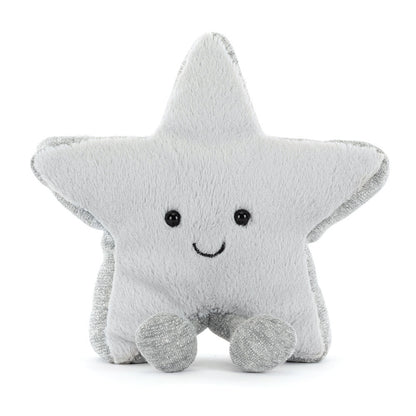 Frontansicht Amuseables Silver Star von Jellycat.