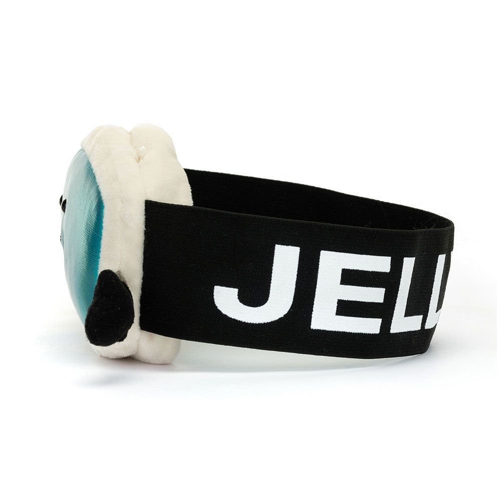 Seitenansicht Jellycat Amuseables Sports Ski Goggles.