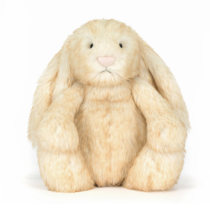 Jellycat Springlowe Luxe Bunny Big, großer Kuscheltier Hase mit beigem Fell