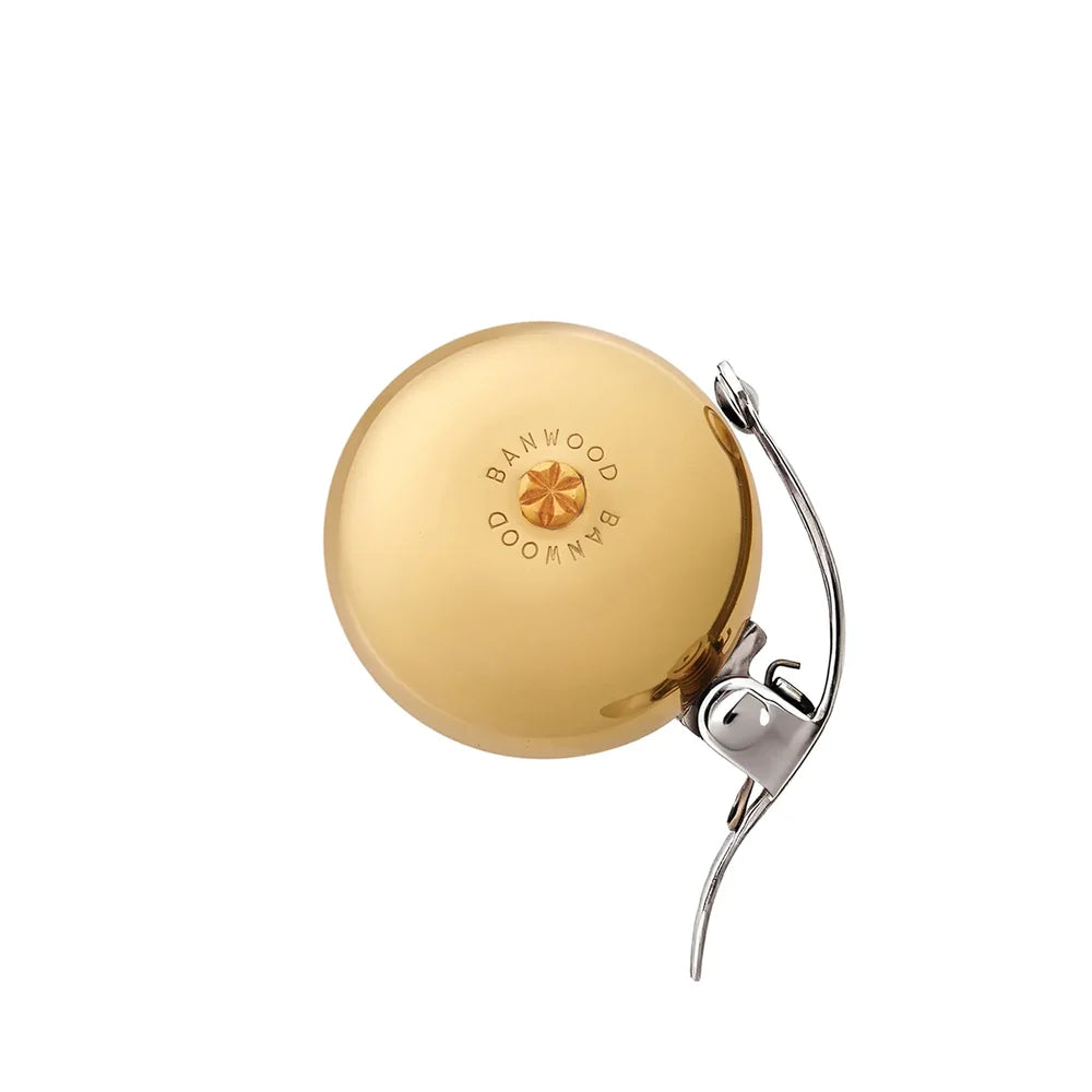 BANWOOD Klingel im Retrostyle in Gold mit klassischem Retro-Design und glänzender Oberfläche