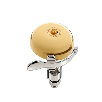 Produktbild: BANWOOD Klingel im Retrostyle in glänzendem Gold für Fahrrad, Laufrad und Dreirad