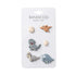 BANWOOD Korb-Pins mit verschiedenen Dinosaurier-Motiven