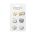 BANWOOD Korb-Pins mit 6 verschiedenen Magic-Motiven: Regenbogen, Herz, Einhorn, Blume, Katze und Sternschnuppe