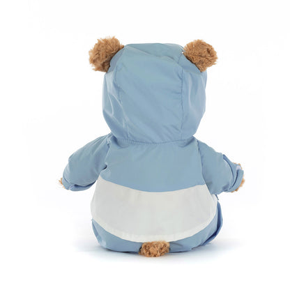 Rückansicht Bartholomew Bear Snow Suit von Jellycat.