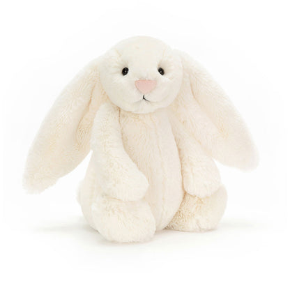 Jellycat Bashful Cream Bunny, süßer Kuscheltierhase in beige mit Hängeohren