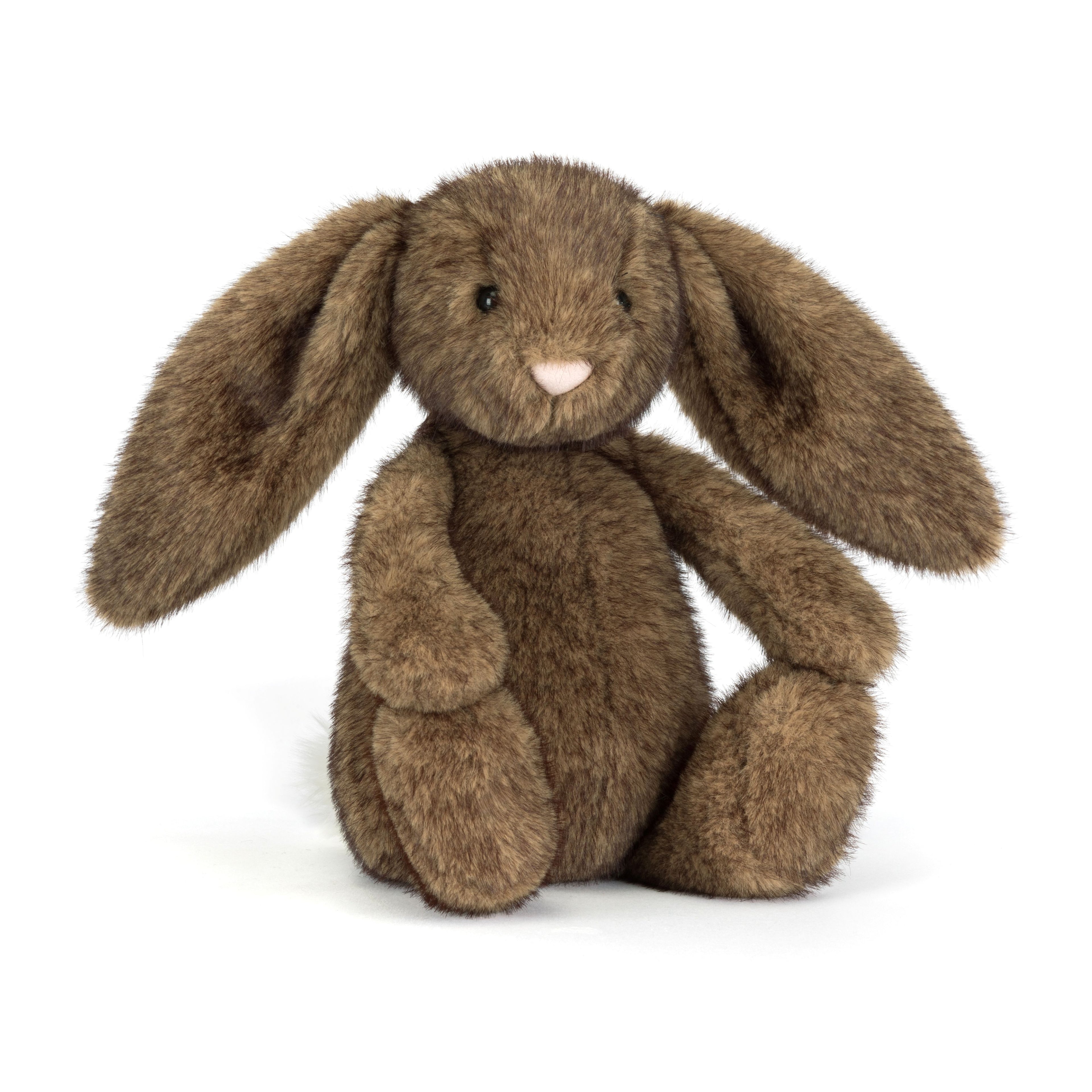 Jellycat Hopplestone Luxe Bunny Original - süßer, brauner Plüschtier Hase mit Schlappohren 