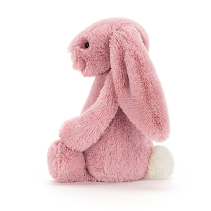 Jellycat Bashful Tulip Pink Bunny Original, pinker Plüschhase mit weichem Fell und Hängeohren in der Größe Medium