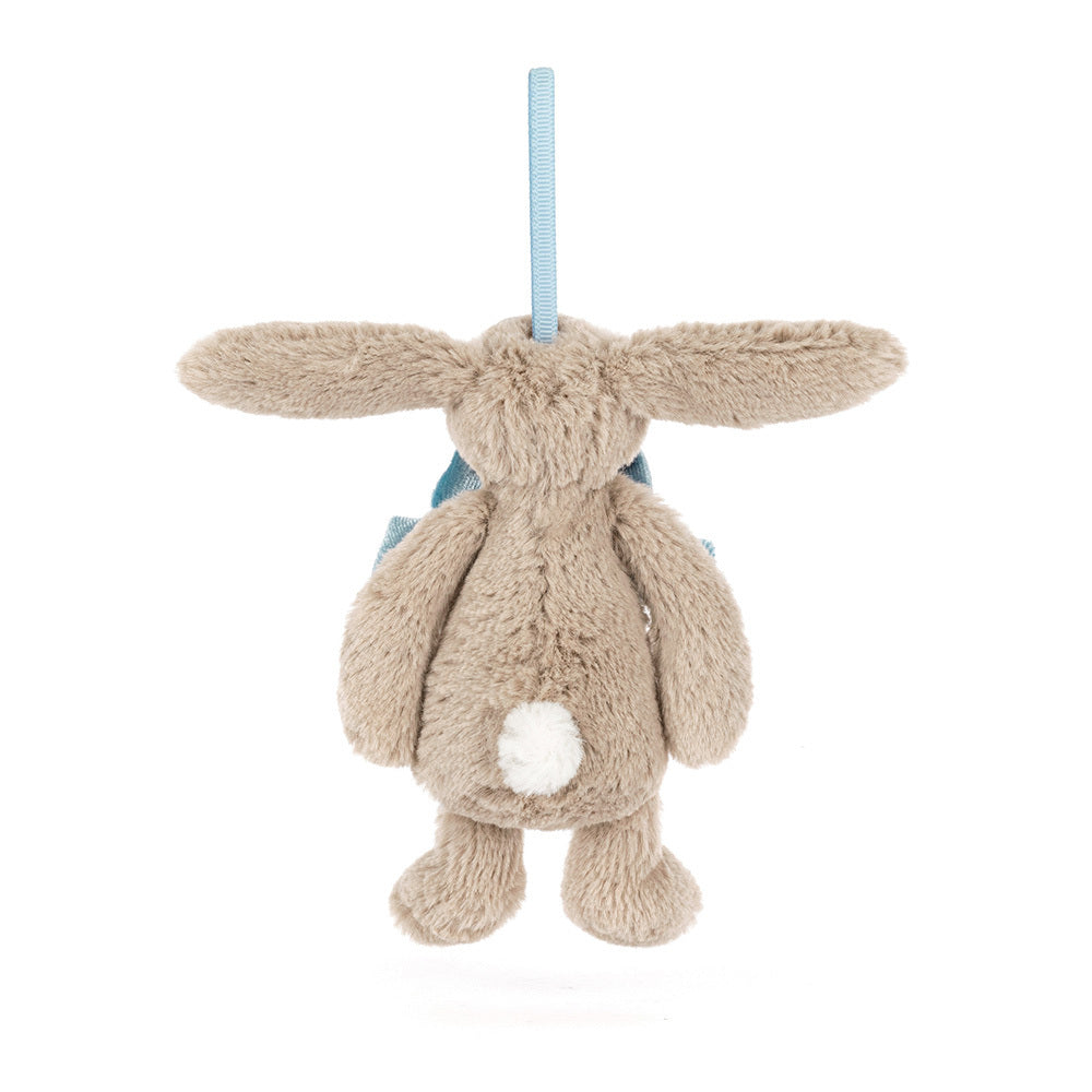 Rückansicht Bashful Beige Bunny Decoration von Jellycat.