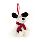 Bashful Winter Puppy Decoration