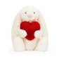 Bashful Love Heart Bunny, medium