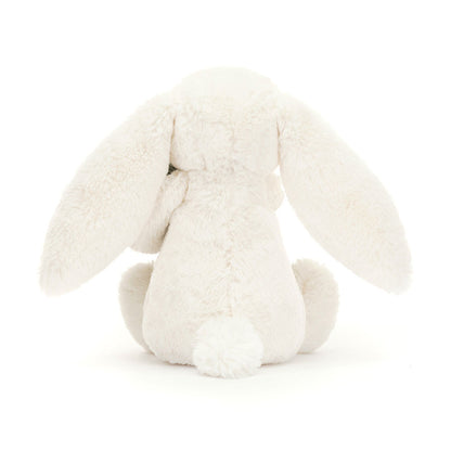 Rückansicht Bashful Bunny with Christmas Tree von Jellycat.