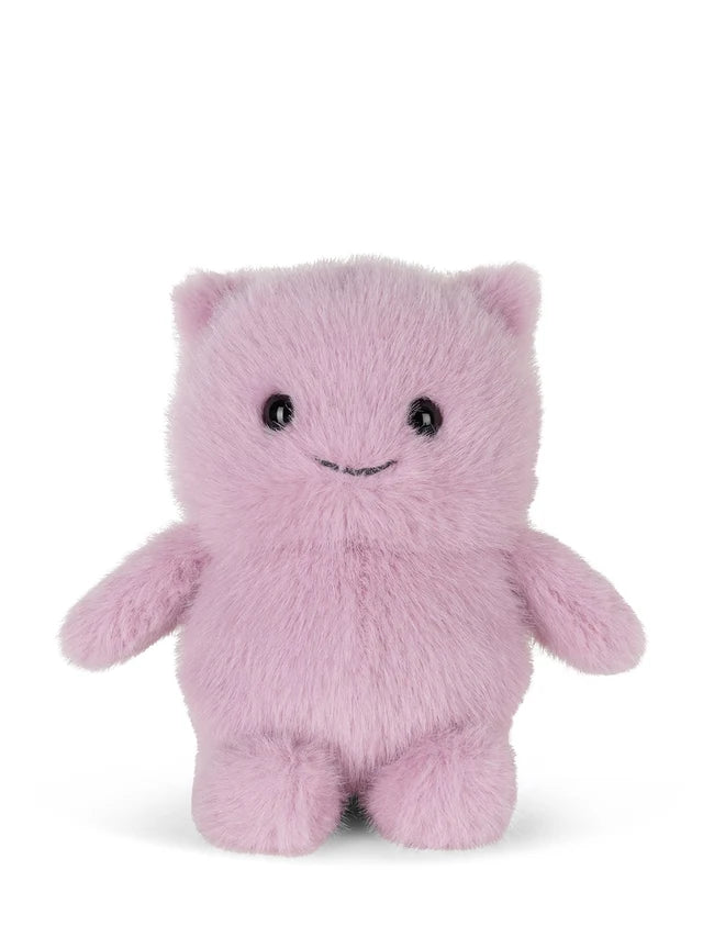 Bon Ton Toys Glimpy ECO 25 cm aus der Kollektion The Moods – lilafarbenes, flauschiges Plüschtier mit kleinem, zufriedenen Lächeln, aus recycelten Materialien.