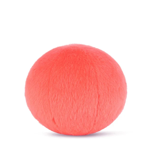 Smiley ECO Fuzzy Plüsch-Smiley in der Farbe Coral, 13 cm, von Bon Ton Toys – von hinten