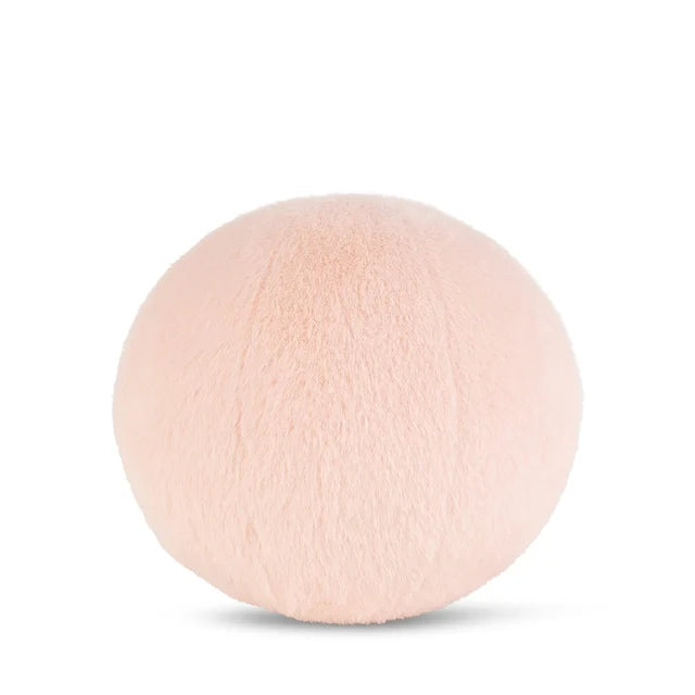 Pinker Smiley ECO Fuzzy Plüsch-Smiley 13 cm von Bon Ton Toys – von hinten