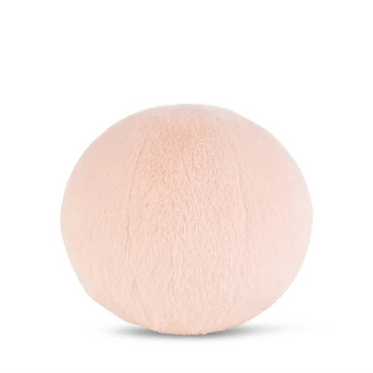 Pinker Smiley ECO Fuzzy Plüsch-Smiley 13 cm von Bon Ton Toys – von hinten