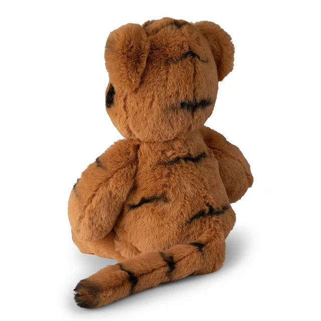 WWF ECO Timmy Tiger Plüschtier mit gestreiftem Fell – sitzend von hinten