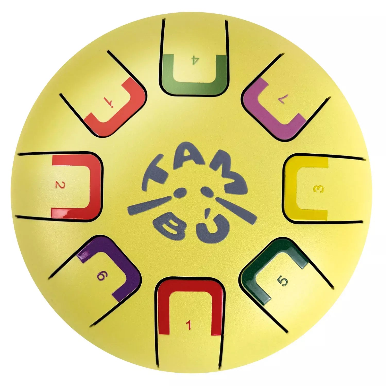 Das Baby Tambu von juegaconmigo mit Aufbewahrungstasche, Trommelstöcken, Trommelstockhalter und Notenbuch zum Aufstellen. 