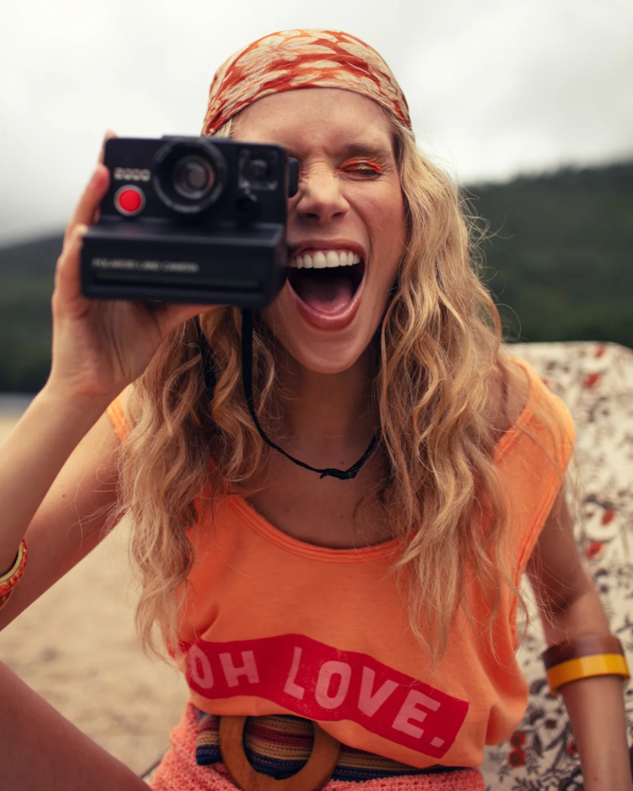 Sisters Department &quot;Oh Love.&quot; Damen Top