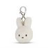 Offwhite Miffy Plüschkopf Schlüsselanhänger mit Schlüsselring – von vorne
