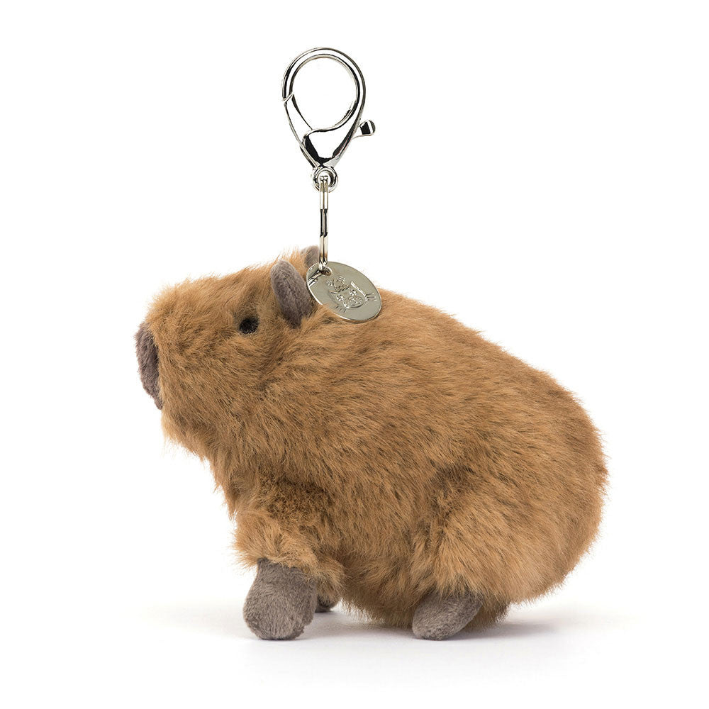 Clyde Capybara von Jellycat als Anhänger.