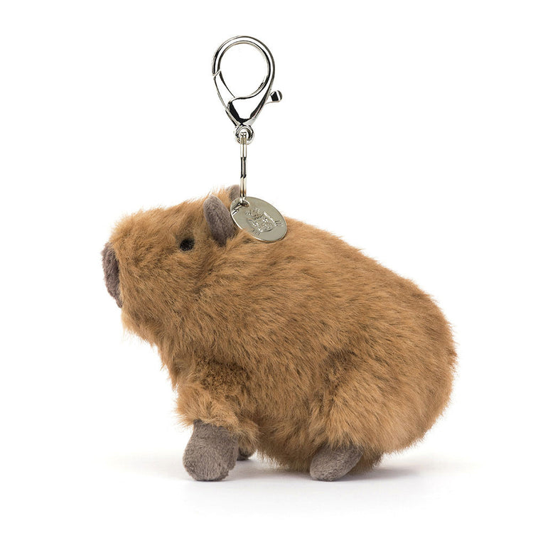 Clyde Capybara von Jellycat als Anhänger.